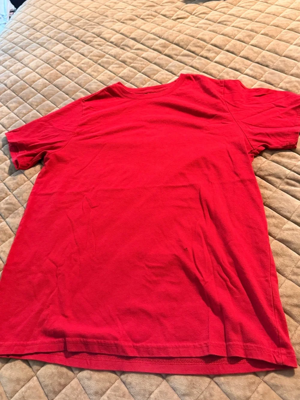 The Children's Place Red Tee with Black Distressed Jeans